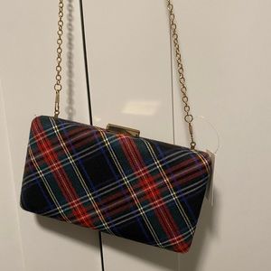 Francesas plaid crossbody purse